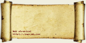 Milana Jačović vizit kartica